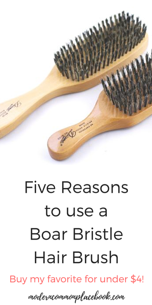 how to brush your hair with a boar bristle brush